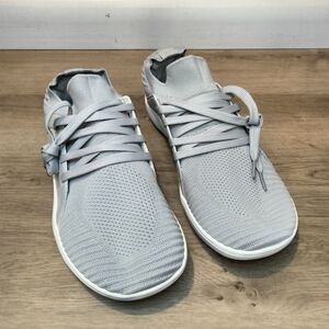 NEW Women's Walking Shoe Light Gray Knit Fashion Sneakers